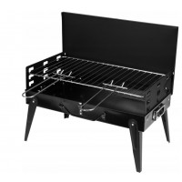 Gratar portabil pentru camping tip diplomat