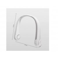 Ventilator de gat portabil cu 3 trepte de viteza, 360° racire, USB reincarcabil
