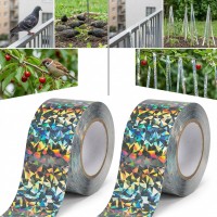 Set 2 role 35m banda holografica impotriva pasarilor - porumbei, grauri, vrabii etc, 5cm x 35m