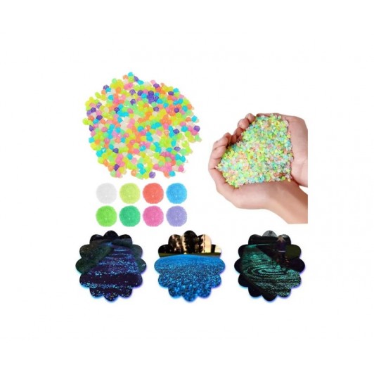 Set pietricele fosforescente decorative , multicolor, decor interior/exterior, 200gr