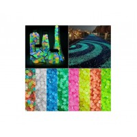 Set pietricele fosforescente decorative , multicolor, decor interior/exterior, 200gr