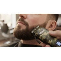 Mașină de tuns profesională Yoko YK-810, Camuflaj Militar, Motor Puternic, LED, Autonomie Extinsă
