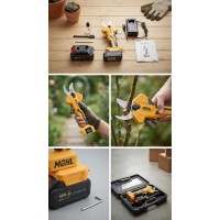 Foarfeca electrica pentru gradinarit portabila cu 1 acumulator 48V
