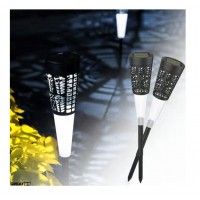 Set 6 Lămpi Solare pentru Gazon și Grădină, alb si color