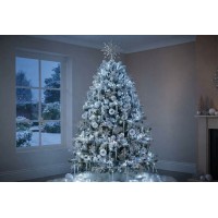 Instalație pentru brad – Tip perdea/cascadă, 2m, 400 LED-uri, 16 coloane,telecomandă, diverse culori