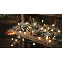 Instalatie solara cu bule multicolore 5M 30 LED-uri, diverse culori
