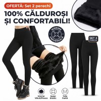 Colanti imblaniti simpli, caldurosi, marime universala Colanti imblaniti simpli, caldurosi, marime universala