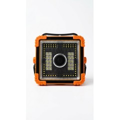 Proiector Solar LED Portabil cu Difuzor Bluetooth Integrat și Fixare Magnetică