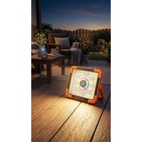Proiector Solar LED Portabil cu Difuzor Bluetooth Integrat și Fixare Magnetică Proiector Solar LED Portabil cu Difuzor Bluetooth Integrat și Fixare Magnetică