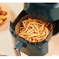 Set 200 forme hartie de copt pentru Air Fryer, 20x20x4.5cm, anti-aderente, rezistente la caldura