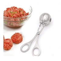 Cleste din inox pentru prepararea chiftelelor, crochete si perisoare Cleste din inox pentru prepararea chiftelelor, crochete si perisoare