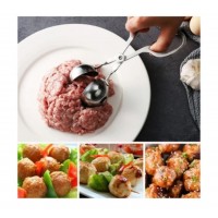 Cleste din inox pentru prepararea chiftelelor, crochete si perisoare Cleste din inox pentru prepararea chiftelelor, crochete si perisoare