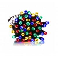 Sir solar 12 metri, 100 LED, diverse culori Sir solar 12 metri, 100 LED, diverse culori