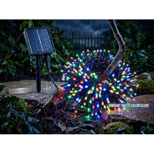 Sir solar 420led, 50m cu telecomada si incarcabil usb, diverse culori