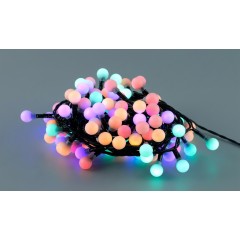 Instalație Luminosă LED cu Globulete Mate – 100 LED-uri, 10 Metri, Multicolor, conectare 220V Instalație Luminosă LED cu Globulete Mate – 100 LED-uri, 10 Metri, Multicolor, conectare 220V