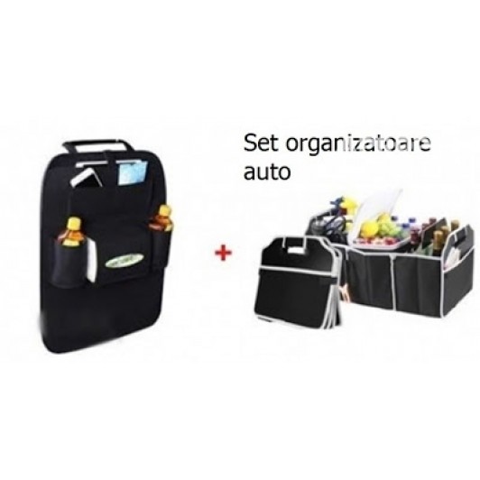 Organizator scaun auto + organizator portbagaj