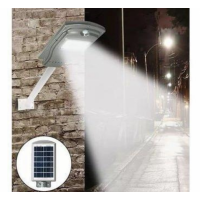 Lampa Stradala Proiector LED 20W cu panou solar si senzor de miscare
