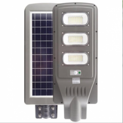 Lampa stradala 90W cu panou solar, acumulator, senzor de miscare