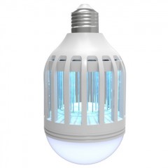 Bec LED 2 in 1 cu lampa UV insecte