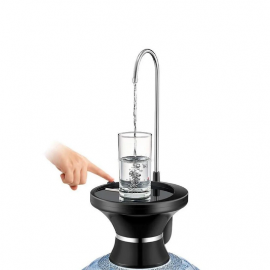 Dispenser automat pentru apa cu suport pentru pahar