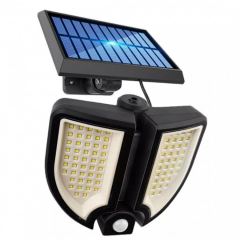 Lampa solara 90 LED, senzor de miscare, telecomanda