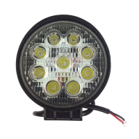 Set 4 proiectoare LED BAR, OFF ROAD, rotund, 9 LED, 27 W, 11 cm