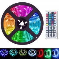 Banda RGB LED, cu telecomanda si joc de lumini multicolore