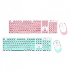 Set tastatura si mouse wireless, 2 culori