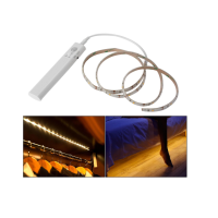 Banda LED alba, Ambient, cu senzor de miscare, 60cm, 2.4W