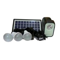 Kit solar cu lanterna, acumulator, si 3 becuri incluse