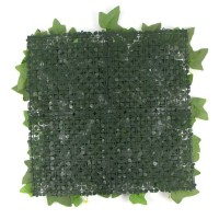 Panou decorativ cu frunze verzi, 50 x 50 cm