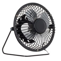 Ventilator metalic negru cu usb 13 cm