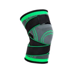 Genunchiera elastica ajustabila cu bretele elastice, bandaj pentru genunchi cu compresie