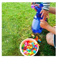 Baloane apa pentru copii cu sticla si pompa - 600 buc
