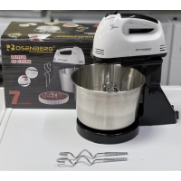 Mixer stationar Rosenberg, 300watt, 7 viteze, capacitate 2L