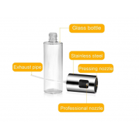 Spray pulverizator pentru ulei sau otet, 100 ml, sticla/inox