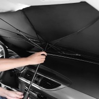 Parasolar tip umbrela pentru autoturisme, dimensiuni 130 cm x 70 cm