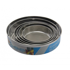 Set 6 site cernut din inox pentru malai/faina/zahar pudra