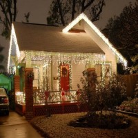 Instalatie Craciun 12 metri, franjuri cu LED-uri diverse culori