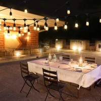 Ghirlandă solară 20M cu 20 Becuri LED lumină caldă