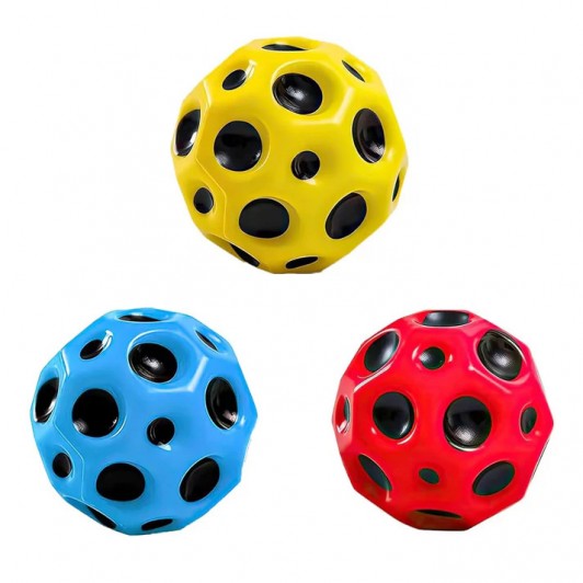 Set 3 Minge Saltareata, Space Moon Ball, 7 cm Set 3 Minge Saltareata, Space Moon Ball, 7 cm
