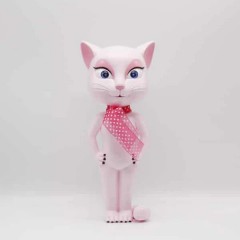 Jucarie Talking Angela, pisica inteligenta vorbitoare, 28 cm