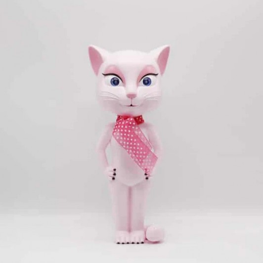 Jucarie Talking Angela, pisica inteligenta vorbitoare, 28 cm