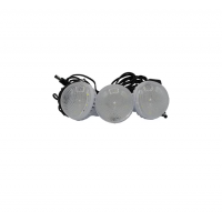 Kit solar GD-7COB cu lampa multifunctionala, 3 becuri