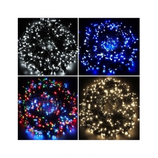 Instalatie de pom cu 500 LED, 36 m, 8 jocuri lumini
