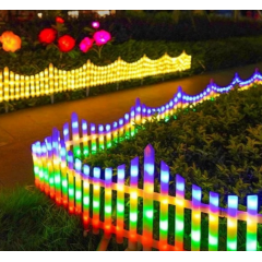 Gardulet decorativ de Craciun, dimensiune 3 m, cu 160 LED, multicolor, interconectabil Gardulet decorativ de Craciun, dimensiune 3 m, cu 160 LED, multicolor, interconectabil