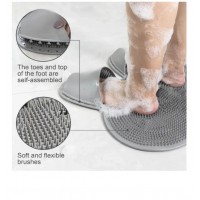 Covoras din silicon pentru dus, forma iepuras, masaj picioare, curatare, 45x45 cm