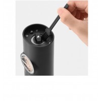 Set 2 rasnite electrice sare si piper, incarcare USB, perie, Indicator LED, Grosime reglabila