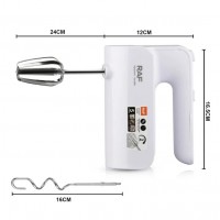 Mixer de mana RAF, 800W, 5 viteze, 22000rpm