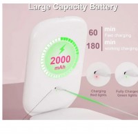 Oglinda de machiaj cu LED, ecran tactil, 3 tipuri de lumina, portabila, suport pliabil